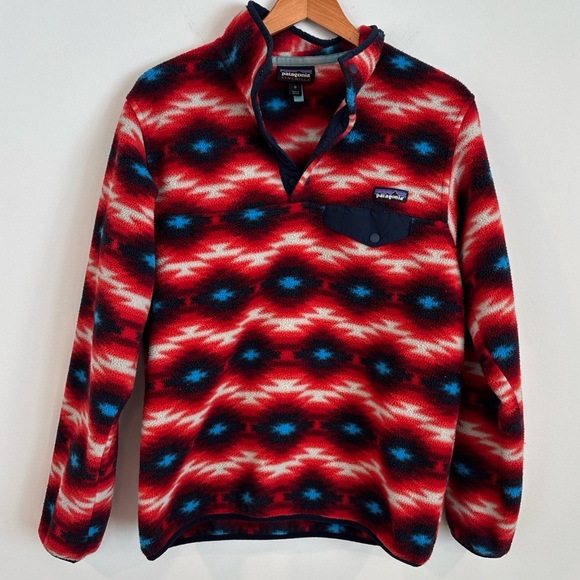 Patagonia Jackets & Blazers - Patagonia Vintage Synchilla Wild Dessert pullover snap T fleece swearshit size M